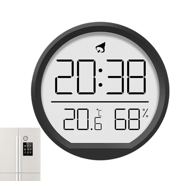 Temperature Humidity Monitor Digital Magnetic Temperature Sensor Meter with | Indoor Humidity Gauge for Home Bedroom Living Room Greenhouse Garage Bathroom Shower Office