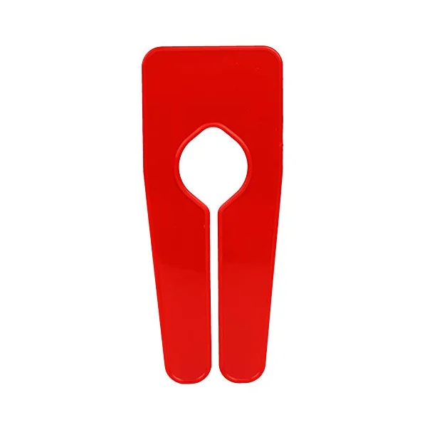 The Hanger Store 10 Red Rail Dividers for Clothes Rails and Wardrobes