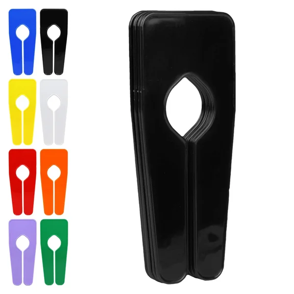 The Hanger Store 20 Black Rail Dividers for Clothes Rails and Wardrobes