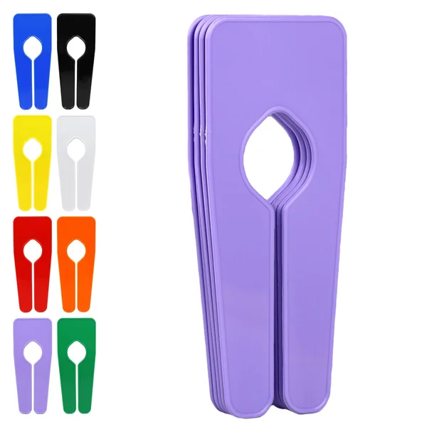 The Hanger Store 5 Lilac Rail Dividers for Clothes Rails and Wardrobes