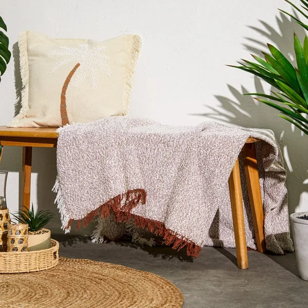 The Lifestyle Edit Desert Dusk Bobble Throw