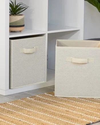 The Lifestyle Edit Set Of 2 Foldable Storage Cubes