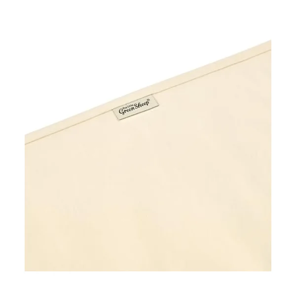 The Little Green Sheep Waterproof Mattress Protector, Organic Cotton, (to fit Boori Crib), 77 x 132 cm (Package may vary)