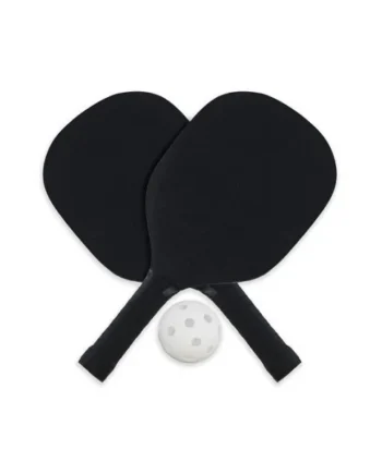 The Magic Toy Shop Pickleball Set 2 Wooden Paddle Rachets & 1 Ball Beginners Indoor Outdoor Game