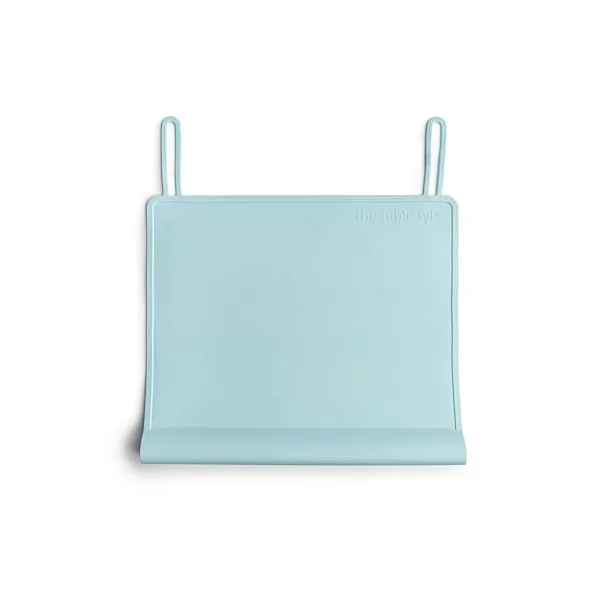 The Table Tyke 100% Silicone Placemat with Teething Edge Bumper/Spill Stopper | Dishwasher Safe, Travel Ready Non-Slip Suction Activity Mat for Infants, Babies, Toddlers, Children, Kids