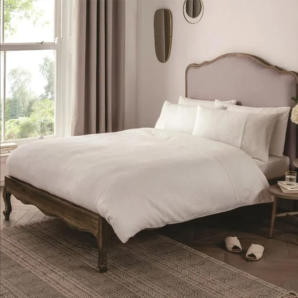 The Threadery 100% Cotton Waffle Duvet Set