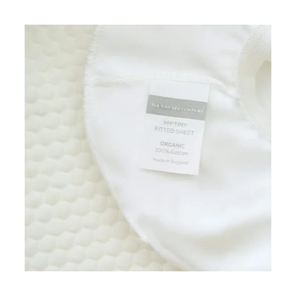 The Tiny Bed Company Premium Quality Certified Organic 100% Cotton Fitted Sheet for Cot - 120 x 60cm 120 x 60cm