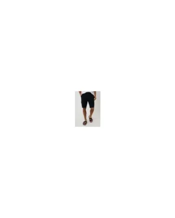 Threadbare Black Cotton Cargo Shorts