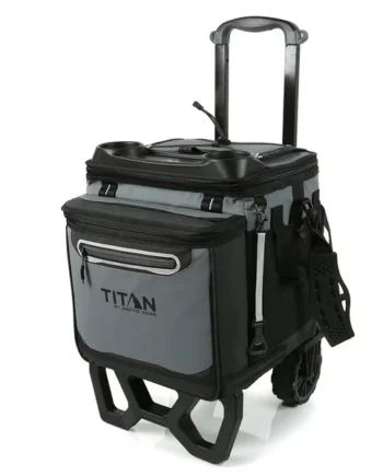 Titan 22.5 Litre (23.7 US Quart) 60 Can Cooler with All Terrain Cart