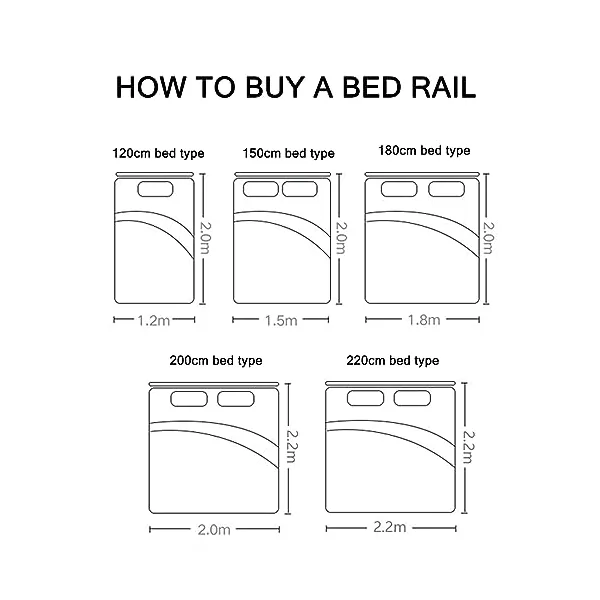 Toddler Bed Rails, Baby Bed Rail Guard for End of Bed, Safety Bed Guard Rails for Kids, Extra Tall Kids Bed Guardrail, Breathable Mesh Vertical Lifting Baby Rail (B 1.2m)