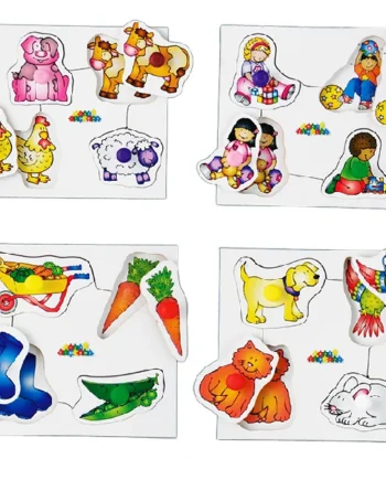 Toddler Peg Puzzles - Set 2 (Pk 4)
