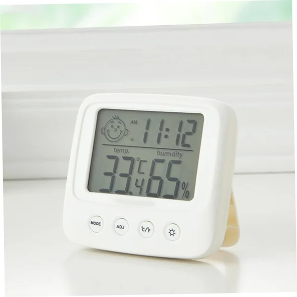 Toddmomy Boys and Girls Room LCD Screen Electronic Digital Display Wall Mounted Indoor Thermometers for Home Baby Room