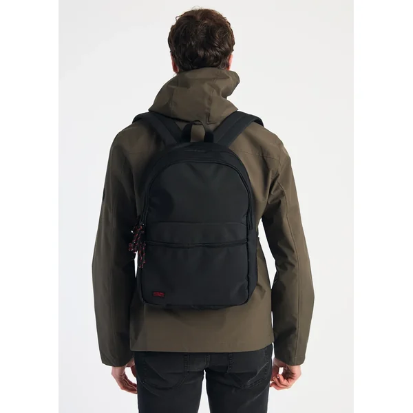 Tokyo Laundry Black Multi Compartment Backpack