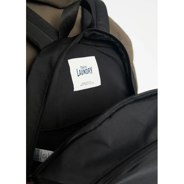 Tokyo Laundry Black Multi Compartment Backpack