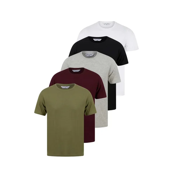 Tokyo Laundry Burgundy Cotton 5-Pack Short Sleeve T-Shirts