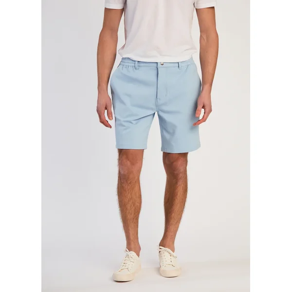 Tokyo Laundry Light Blue Jersey Shorts with Drawstring