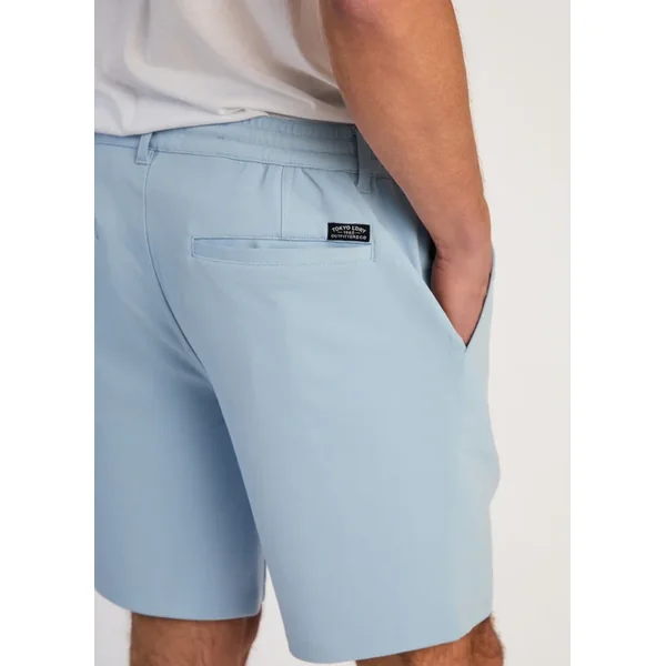 Tokyo Laundry Light Blue Jersey Shorts with Drawstring