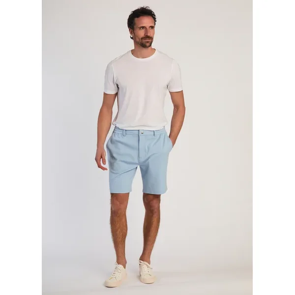 Tokyo Laundry Light Blue Jersey Shorts with Drawstring