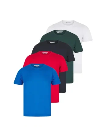 Tokyo Laundry Red Cotton 5-Pack Short Sleeve T-Shirts
