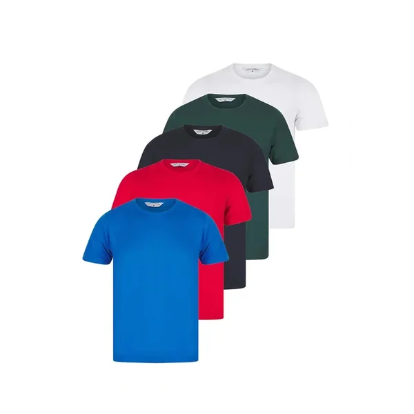Tokyo Laundry Red Cotton 5-Pack Short Sleeve T-Shirts