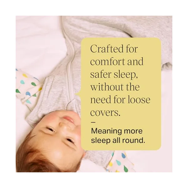 Tommee Tippee Baby Sleep Bag, The Original Grobag, Hip-Healthy Design, Soft Cotton-Rich Fabric, 6-18 m, 1.0 TOG, Blush