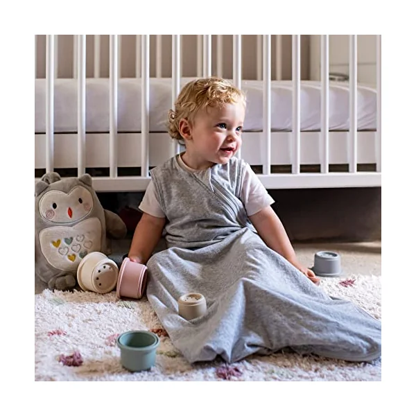 Tommee Tippee Baby Sleep Bag, The Original Grobag, Hip-Healthy Design, Soft Cotton-Rich Fabric, 6-18 m, 1.0 TOG, Blush