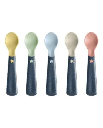 Tommee Tippee Easigrip Self-Feeding Weaning Spoons 6m+ Chunky Handles | Dishwasher Safe, Steriliser Safe