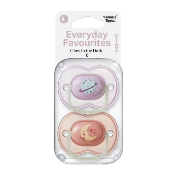 Tommee Tippee Everyday Favourites Glow In The Dark 6-18 Months