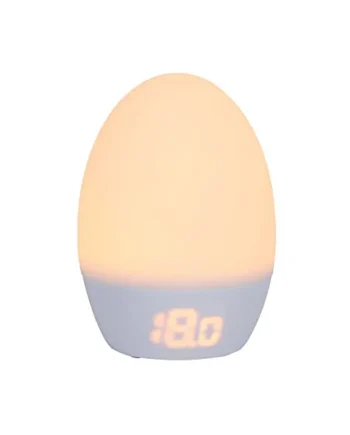 Tommee Tippee GroEgg2 Toddler Nightlight Colour-Changing Room Thermometer | LED Colour-Changing Display Shows Room Temperature at a Glance, Adjustable Brightness, Silicone Shell
