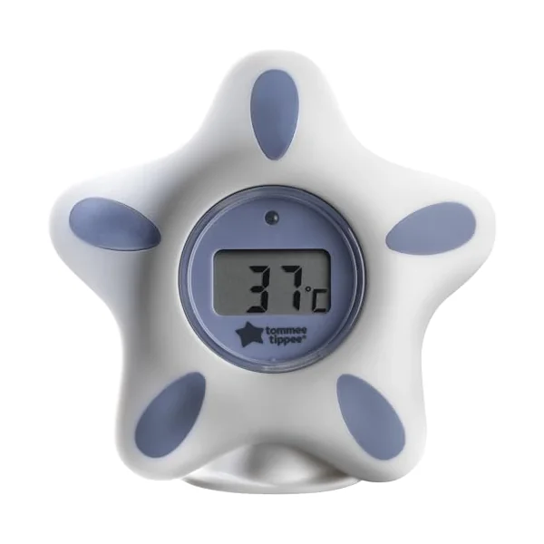 Tommee Tippee InBath Digital Thermometer 0m+ | Waterproof and Floats in Water, Easy to Read LCD Display, Suitable for Bathtime and Nursery Use
