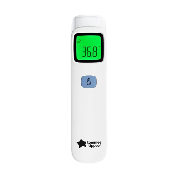 Tommee Tippee NoTouch Infrared Forehead Thermometer 0m+ | 1 Second Instant Readings, Choice of °C or °F Display