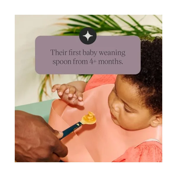 Tommee Tippee Softee Weaning Spoons Anti-Slip Handles Pack of 5 | BPA Free