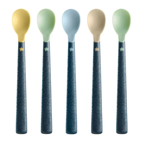 Tommee Tippee Softee Weaning Spoons Anti-Slip Handles Pack of 5 | BPA Free