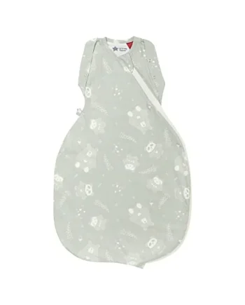Tommee Tippee Swaddle Bag for Newborns 3-6m 1.0 Tog | Hip-Healthy Design, Soft Cotton-Rich Fabric, Woodland Gro Friends