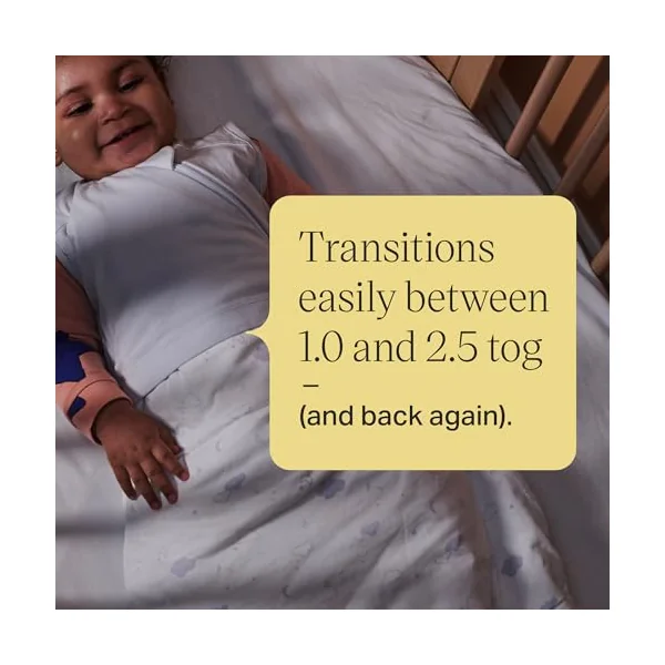 Tommee Tippee The Original Grobag All-Season Baby Sleep Bag 6-18m Dual-Tog | Hip-Healthy Design, Soft Cotton-Rich Fabric, Aloe-Infused Mesh Panel