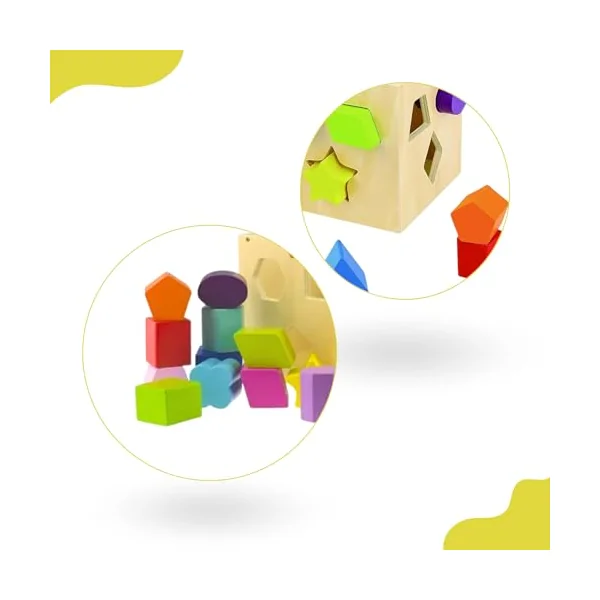 Tooky Toy Wooden Shape Sorter