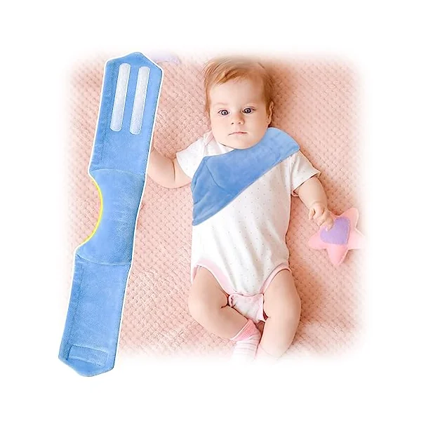 Torticollis Pillows for Infants Neck Support Newborn Toddler Car Seat Head Positioner for Traveling Baby Kid Head Correction Adjustable Soft Cusion