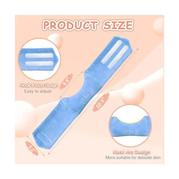 Torticollis Pillows for Infants Neck Support Newborn Toddler Car Seat Head Positioner for Traveling Baby Kid Head Correction Adjustable Soft Cusion