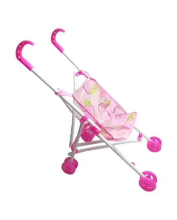 Toy Easy Assemble Safe Push Cart for Toddler Role Play Game Toy Doll Push Cart