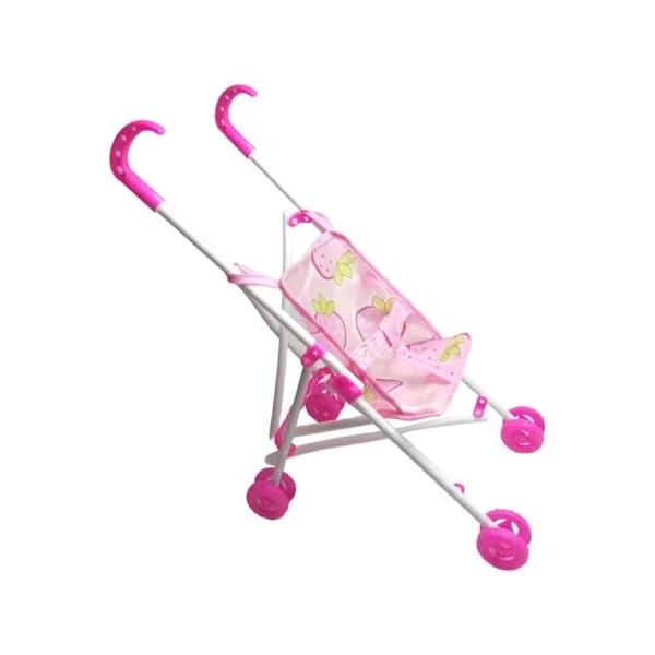 Toy Easy Assemble Safe Push Cart for Toddler Role Play Game Toy Doll Push Cart
