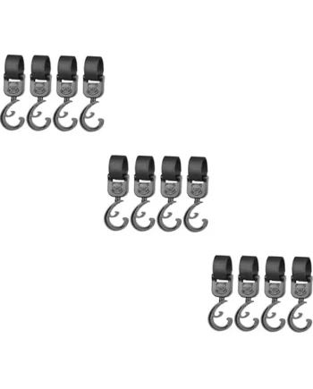 Toyvian 12pcs Stroller Hooks Bag Hooks for Hanging Diaper Bags Convenient Organizer Hanger Supplies for Stroller