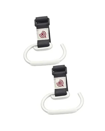 Toyvian 2pcs Stroller Hooks Clips for Buggy Pushchair Stroller Hanger Organizer to Hang Diaper Bags Purse for Hanging Bags