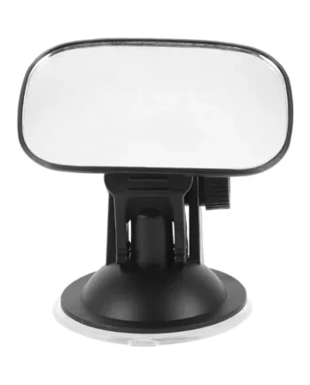 Toyvian Baby Car Mirror for Rear Facing Seats with Suction Cup Adjustable Car Mirror for Fixed Headrest Baby Monitor Black