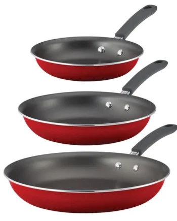 Tramontina Frying Pan Set 3 Piece in Red