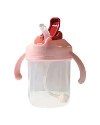 Transition Leak Proof Straw Tumbler Dishwasher Weaning 300ml | For Milk Powder 12-36 Months Boys and Girls 12-36 Months Home Nursery Room
