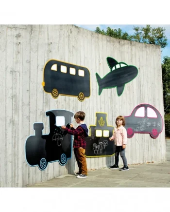 Transport Themed Outdoor Chalkboards - Set of 5