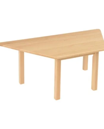 Trapezoidal Solid Beech Table