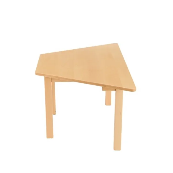 Trapezoidal Solid Beech Table