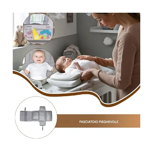 Travel Changing Pad Portable Waterproof Multi-functional Changing Pad | Diapering Changing Mat Portable Multi-Functional for Travel Home Girls Boys Family