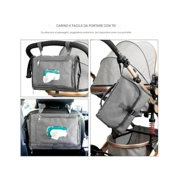 Travel Changing Pad Portable Waterproof Multi-functional Changing Pad | Diapering Changing Mat Portable Multi-Functional for Travel Home Girls Boys Family